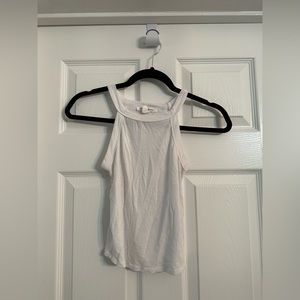 Juniors White Bodycon Tank Top